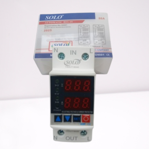 SOLO 80A Digital Voltage & Current Protection Relay | Automatic Over & Under Voltage Protector