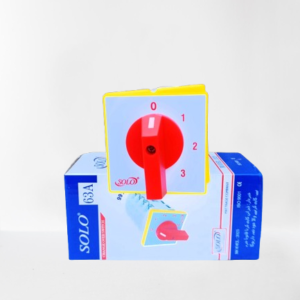 SOLO 63A 5 Position Rotary Selector Switch (0-1-2-3-4) Heavy Duty Industrial Changeover Switch – Made in China