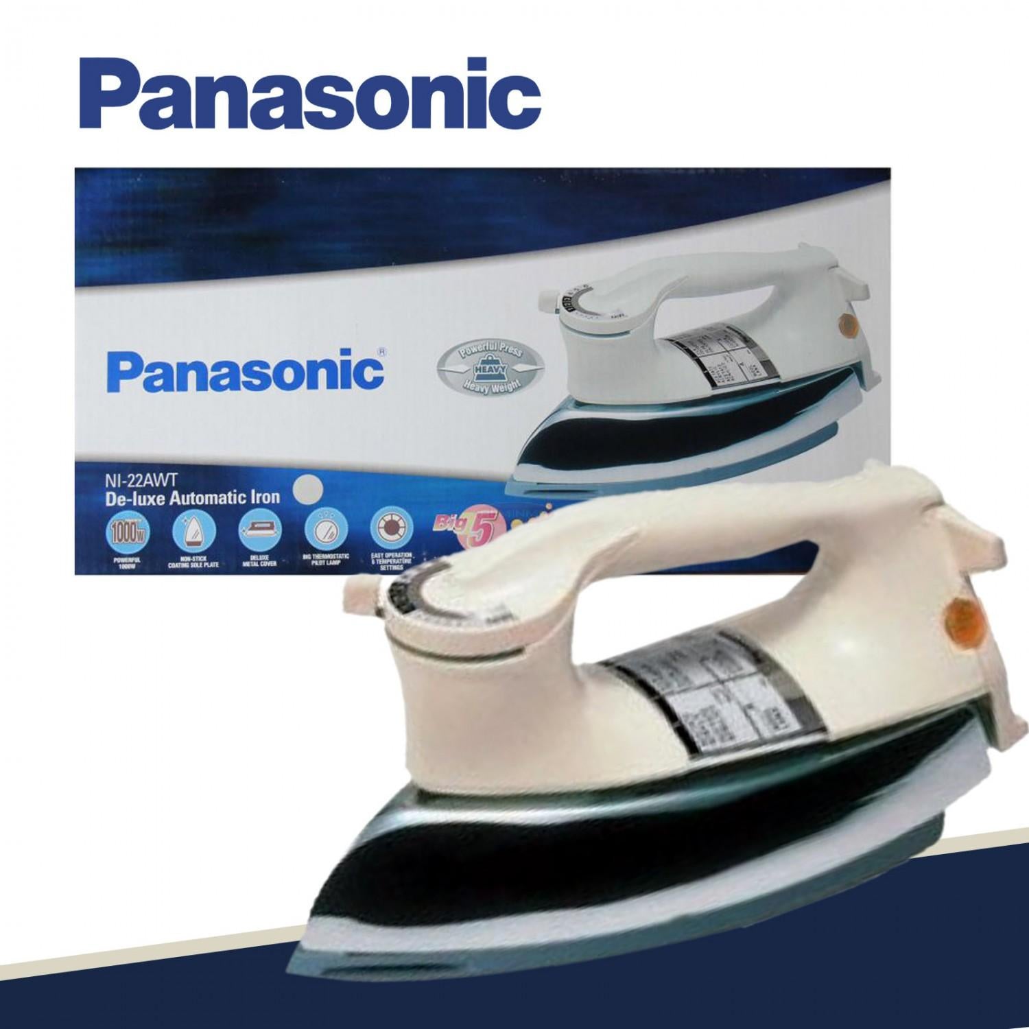Panasonic NI-22AWT Deluxe Automatic Dry Iron โ 1000W Heavy Press | Non-Stick Soleplate - Image 3