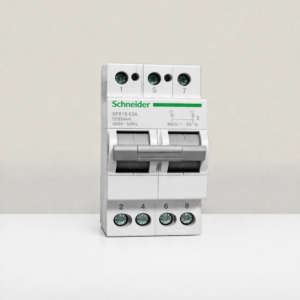 Schneider 63A 2 Pole Changeover Breaker | Manual Transfer Switch for Solar, Generator & Utility Power